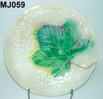 This wonderful Majolica Leaf Plate is 8" diameter. This is an original - NOT a reproduction! The condition is very good to excellent. "Click" on the photo to the left to see an enlargem...