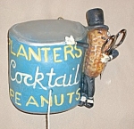 This very rare Mr. Peanut String Holder was produced in the 1950's. It is made of chalk and measures 6" in height. On the bottom is incised, "Registered, Mr. Peanut". I am assuming that...