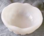 Featured for your enjoyment is a wonderful little milk glass berry bowl from McKee Glass, early 1900s. This is their Fentec pattern, part of their press cut line.  Lovely little bowl in excellent con...