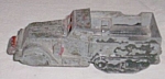 Now this is a cool old die cast toy. This is from Midge Toys. I believe it is an armored personnel<BR>carrier. AKA 6X6. It has 4 wheels but the back is formed to look like it is on tracks. Needs new<B...