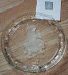 Mint in the original box along with ALL original papers this crystal Hummel plate made for Avon. It measures 8 " across.