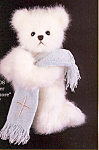 10 inch Peter Praysmore is a white plush bear with a dark stitched nose and mouth with black eyes.  Peter teddy bear is in a permanent kneeling and praying position.  Peter comes with his own small bl...