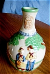 Vintage cottageware vase. Very pretty high gloss vase featuring man and woman in Holland style attire; windmill and barn in background, and green trees. This is referred to as 'cottageware' and some r...