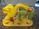 Large vintage Duck family planter. Very cute! This is a large planter even though it looks small in the pics. Very heavy and well made; if it was not marked Japan, I'd have thought it was a McCoy. It ...