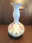 Vintage Bararian porcelain vase. Green backstamp: Edelstein Bavaria, Made in Germany, Handacbeit, (= handmade), #20735 #230. It has no chips or cracks and is 7.5 tall. Very beautiful vase with flowers...