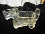 Vintage Scottie dog pressed glass spoon rest. I have 2 in store; price is for one. If you want both hit quantity 2. No chips or cracks. 3 tall x 5 long. Some people use these to hold spoons, some put ...