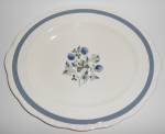 This is an offering for a gorgeous Alfred Meakin 14-3/8" by 11-7/8" platter in the Blue Clover pattern. <BR><BR>Not have the smallest hint of use and has no nicks, chips, cracks or repairs.<...