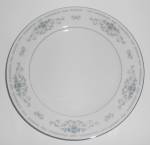 This is an offering for a Fine China of Japan 10-1/4" wide blue floral Diane dinner plate with platinum band pattern.<BR><BR>Fine Porcelain China Diane Japan ink mark.<BR><BR>Not a hint of use an...