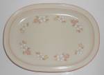This is an offering for a pristine Heartside China<BR>12-3/4" by 9-3/8" platter in the lovely Chantilly with peach pattern.<BR><BR>Chantilly by HEARTHSIDE ink mark. <BR><BR>Not the smallest ...