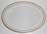 This is an offering for a lovely Carlsbad China floral decorated with gold 12-7/8'' by 9-1/2'' platter.  <BR><BR>There is light surface use and has no nicks, chips, cracks or repairs.<BR><BR>Shipping ...