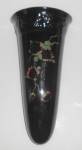 This is an offering for a lovely Weller Pottery 9.5" high Mirror Black wall pocket.<BR><BR>Just the smallest glaze crazing and has no nicks, chips, cracks or repairs. <BR><BR>Shipping for this fi...