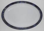 This is an offering for a pristine Denby Pottery Stoneware 12-7/8" by 9-1/8" platter from the Baroque pattern. <BR><BR>Denby ENGLAND ink mark. <BR><BR>Not a hint of use and has no nicks, chi...