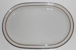 This is an offering for a rarely seen Noritake Stoneware Tundra 14-1/8" by 9-3/8'' platter.<BR><BR>Noritake STONEWARE MADE IN JAPAN ink mark. <BR><BR>Just the smallest hint of surface use and has...