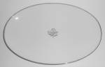Noritake Porcelain China 5788 Bessie w/Platinum 16'' Platter