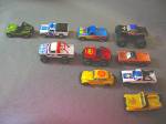 A lot of 10 diecast toys, various makes and models. 