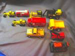 A lot of 10 diecast toys, various makes and models. <BR>