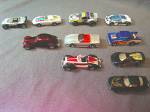 A lot of 10 diecast toys, various makes and models. <BR>