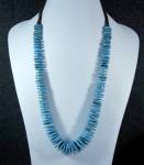 Stunning Turquoise necklace. Turquoise Necklace graduated 1/2 to 1 inch pieces