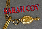 Vintage 22 INCH SARAH COVENTRY necklace. The Sarah Coventry mark is on the end of the chain, and there is a hook clasp.