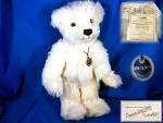 Dean's Official Queen Elizabeth 2nd Golden Jubilee Mohair Teddy Bear No. 262 of 2450, Dean's Rag Book Co. Ltd. fully jointed .  With all the tags and Deans foot marking 14 inches tall from a smoke fre...