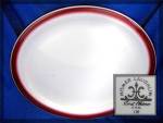 HOMER LAUGHLIN Platter Triumph Shape  I belive it to be Concord<BR><BR>Oval Serving Platter in the Concord (triumph Shape) pattern by Homer Laughlin Co <BR><BR>No chips or cracks.  some surface scratc...
