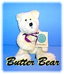 White Boyds bear called Butter Bear. He is 11 inches tall and is pellet filled with his original paper tag, as well as his cloth rear tag. He is in great condition, and lives in a smoke free home. His...
