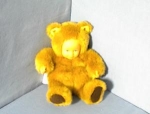ANNE GEDDES Boy Bear 9 inches tall his cloth tag and another tag on his bottom bean filled sits up beautifully from a smoke free home.