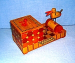 Occupied Japan - BIRD CIGARETTE DISPENSER BOX measures <BR>Seven inches by 3 1/2 inches by 4 inches, this vintage wood box has Made in Occupied Japan marked on bottom along with a logo mark (see pictu...