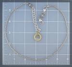 Silver BRIGHTON Necklace 18 Inches with a 3 inch pendant and a round disc on the end with 'Sisters' There are the Silver Brighton hearts on the chain and the necklace can be shortened as it has a doub...