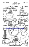 Great Gift!  Matted and ready to pop into a standard frame:  Patent Illustration for a 1930s Toy Telephone and Bank<BR><BR>This wonderful reproduction of the original patent graphic is crisply printed...