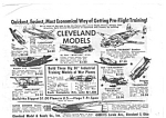 A great vintage partial page original magazine ad for Cleveland Model and Supply Co. Wartime ad.  The Ad measures approximately 6" x 9". Condition: EXCELLENT.  Measures approx. 4 1/4" x...