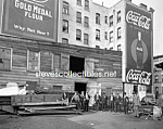Matted and ready to pop into a standard frame: This interesting 8" x 10" photo print is from an original photo 1920 - 450 E 161st Street, New York City, showing a huge Coca Cola Sign (with h...