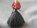Wonderful special edition Barbie ornament with rhinestones on the dress and headband.  Has never been out of the box except to for photograph.  Has the "Hallmark" markings on the bottom.  Bo...