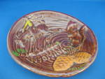 Wonderful candy dish with a squrriel and a bucking bronc.  Dish is 6" X 4 1/2".  Has sticker "Made in Japan", and also stamped "Made in Japan".  In excellent condtion.