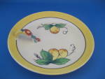 Wonderful lemon dish that was hand painted in Japan.  Dish is 6" in diameter and in excellent condition.  Has "Hand Painted, Made in Japan" on the bottom.