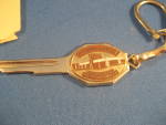What a wonderful idea for a Saving and Loan Company.  This key chain was also a blank key in which the person could go to a locksmith and have a key made to fit their car.  Also has the picture of the...