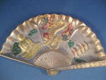 Wonderful metal fan from Chinatown.  Fan is 6" wide and in excellent condition.