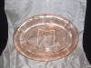 Look at this beautiful Pink Sharon Depression Glass Oval Platter   Also known as Cabbage Rose, this platter was produced by Federal Glass Company between 1935-1939. It measures  approximately 12 &quo...