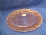 This wonderful Pink Miss America Oval Platter was produced by Hocking Glass Company from 1933-36. It measure approximately 12 inches long and 9  inches wide and it is in excellent condition. There ar...
