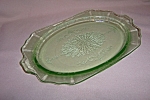 Here is a beautiful Green Princess Depression Glass Oval Platter that was manufactured by Hocking Glass Company from 1931-1934. It measures 12" long and 8" wide and is in excellent condition...