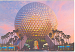 Description:-Space Ship Earth Disney World <BR>Item Specifics:  Postcard<BR>Postcard Type:-Modern Chrome Postcard (ca. 1939- Present)	<BR>Card Dated:  -PM  1984<BR>Postmarked at: -Orlando, Florida<BR>...