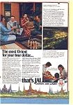This original ad appeared in the National Geographic Magazine.It describes the JAL's Orient Tours.This ad is in good condition considering its age.We do accept electronic payments through Paypal 