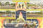 This unused  postcard , is a  view of Scenes in Chicago Parks . Our older cards may not be perfect showing the wear of their age. 