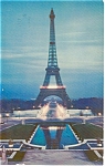 This posted postcard,postmarked 1957 in France  is a View  of  The Eiffel Tower and is an advertisement for Campbell's Gulf Service Morrisville PA.  Older card good condition. We do accept electronic...