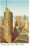 Description:Chicago, IL Chicago River,Marina City <BR>Item Specifics:  Postcard<BR>Postcard Type:-Modern Chrome Postcard (ca. 1939- Present)<BR>Card Dated:  -PM 1969<BR>Postmarked at:  -US Air Force A...
