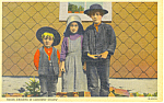 Description:-Amish Children of Lancaster County, PA<BR>Item Specifics:  Postcard<BR>Postcard Type:-Linen Postcard (ca.1930-1945)<BR>Card Dated:  -Non-Posted<BR>Postmarked at:  --<BR>View Location: - L...