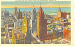 Description: -Looking North on Wacker Drive , Chicago, Illinois<BR>Item Specifics:  Postcard<BR>Postcard Type: Linen Postcard (ca.1930-1945)<BR>Card Dated: -Non-Posted<BR>Postmarked at: -<BR>View Loca...