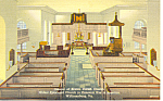 Description: -Interior Bruton Parish Church, Williamsburg Virginia<BR>Item Specifics:  Postcard<BR>Postcard Type:--Linen Postcard (ca.1930-1945)<BR>Card Dated: -Non-Posted<BR>Postmarked at: --<BR>View...