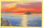 Description: -Black Rock, Great Salt Lake, Utah<BR>Item Specifics:  Postcard<BR>Postcard Type:-Linen Postcard (ca.1930-1945)					<BR>Card Dated: -Non Posted<BR>Postmarked at: -<BR>View Location:-Great...