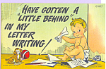 Description: Have Gotten Little Behind in My Letter Writing<BR>Item Specifics:  Postcard.<BR>Postcard Type: -Linen Postcard (ca.1930-1945)<BR>Card Dated:  PM 1956<BR>Postmarked at: -Atlantic City, New...
